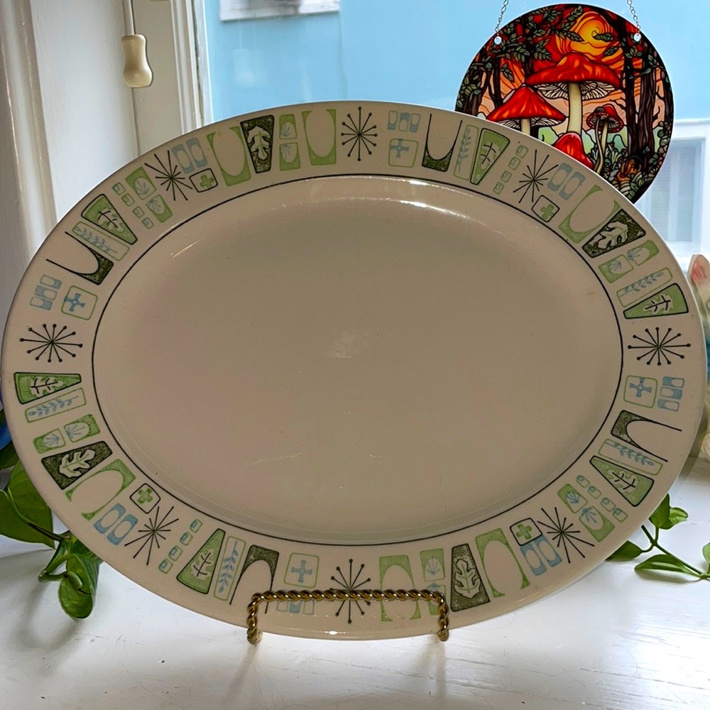 Vintage Taylor Atomic Serving Platter